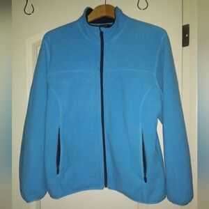 Women's Lands End Aqua Jacket Sz L (14-16)